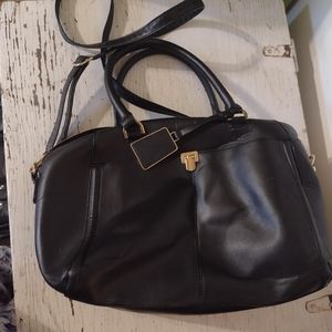 Black Leather Handbag